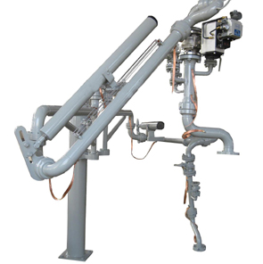 河北石家莊客戶定制采購(gòu)的三臂LNG低溫裝卸臂（低溫鶴管）已發(fā)往使用現(xiàn)場(chǎng)(1)