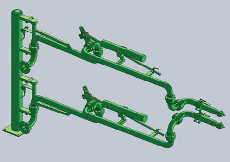 河南新鄉(xiāng)客戶定制采購的AL2543不銹鋼液氨鶴管已發(fā)往使用現(xiàn)場(chǎng)(1)